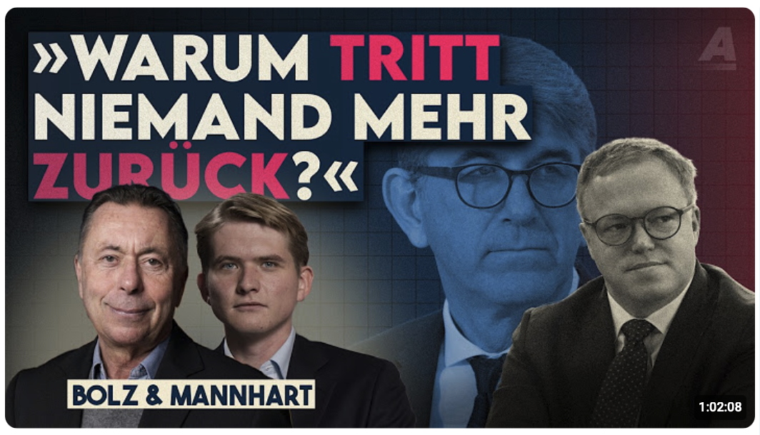 Trump-Nervenzusammenbruch, die Affäre Voigt und der Antisemitismus von links – Bolz und Mannhart