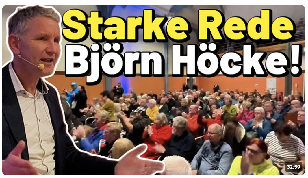 STARKE Rede Björn Höcke  Diese Rede hat es in sich! AfD Thüringen – Bürgerdialog Sondershausen