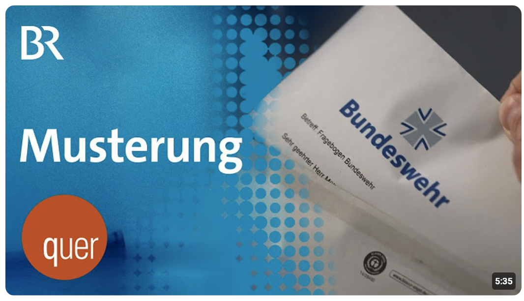 Post von der Bundeswehr: Die Jugend und der neue Wehrdienst | quer vom BR