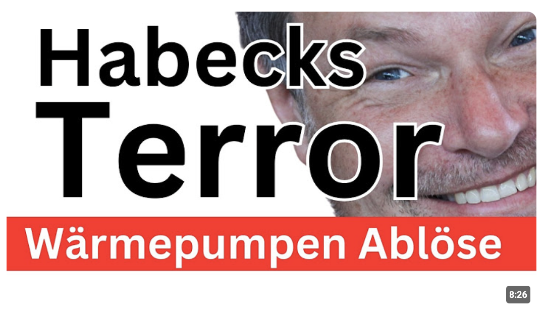 3000 Euro Gas-Ablöse  Habecks Heizungsgesetz