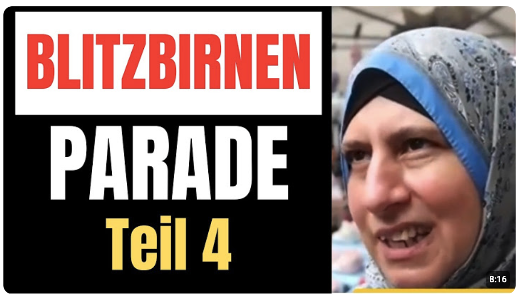 TÜRKIN SAGT: „Zu viele Zigeuner in Deutschland!“ – BLITZBIRNEN PARADE Teil 4