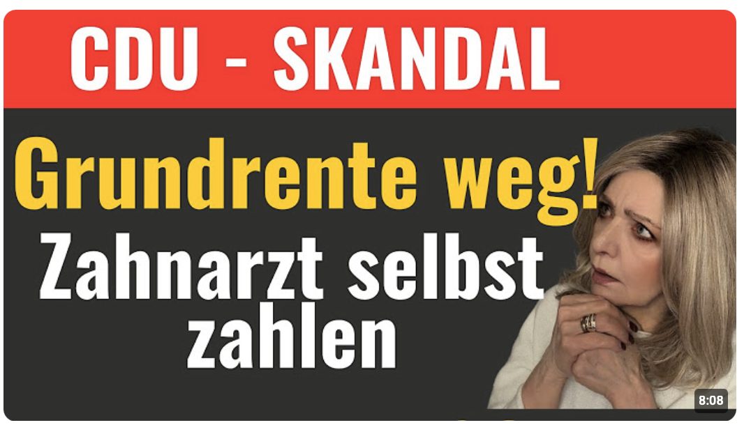 Skandal-Vorschlag der CDU: Grundrente abgeschafft – Zähne bald Luxus für Reiche?