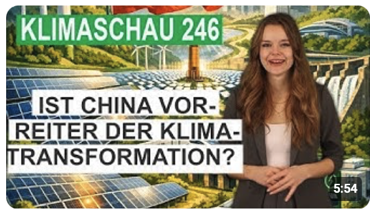 Klima-Lobbyismus aus China! Klimaschau 246a