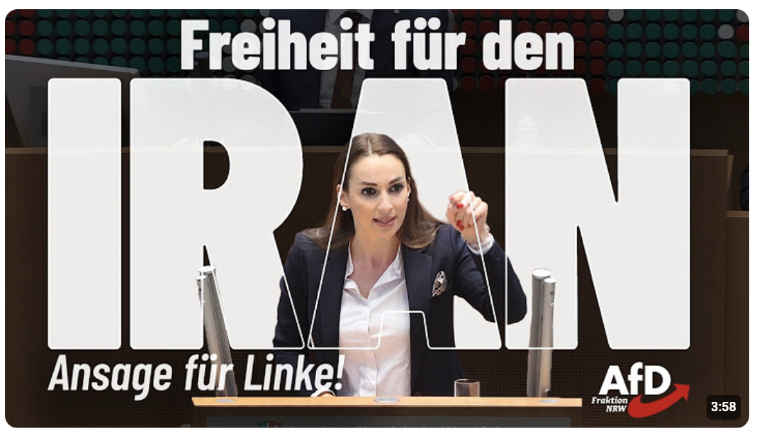 Freiheit für den Iran – Ansage für Linke! – Enxhi Seli-Zacharias (AfD)