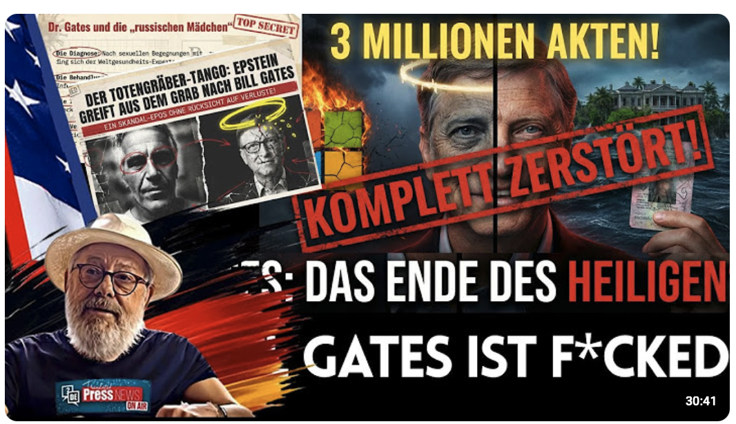 „Bill Gates & Epstein, 3 Millionen Seiten des geheimen Tagebuchs der Grausamkeiten enthüllt!“