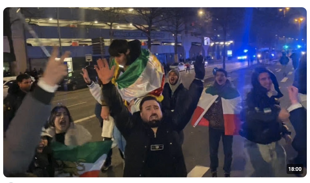 Iraner bejubeln Explosionen in ihrem Land – “Mullahs müssen weg” Grossdemo Iran in Hamburg 31.01.26