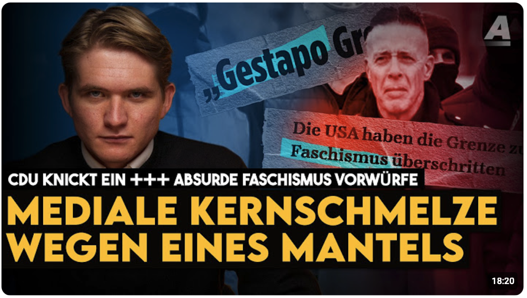 Grüner Clan-Irrsinn +++ Medien drehen wegen eines Mantels durch