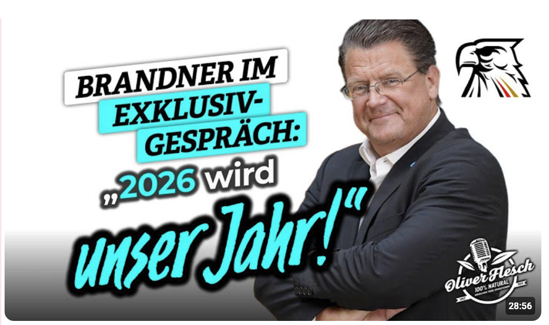 Stephan Brandner (AfD): Warum 2026 für Patrioten ein gutes Jahr werden wird