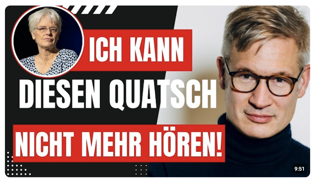 Ulf Poschardt zerlegt ultra-grüne Journalistin!
