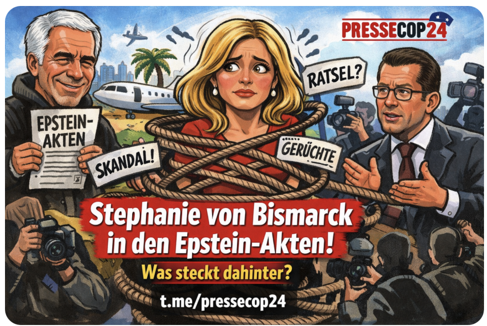 EPSTEIN-AKTEN-SCHOCK! WARUM JETZT DER NAME VON STEPHANIE VON BISMARCK AUFTAUCT