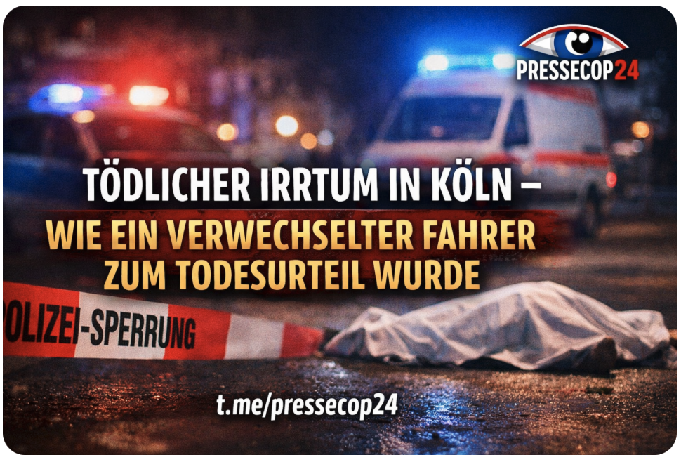 TÖDLICHER IRRTUM IN KÖLN – WIE EIN VERWECHSELTER FAHRER ZUM TODESURTEIL WURDE