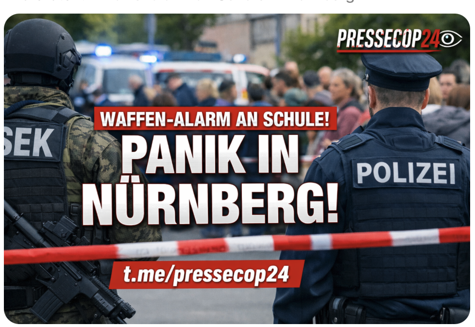 WAFFEN-ALARM IN NÜRNBERG! SCHUL-DRAMA MIT SEK – ELTERN IN PANIK, POLIZEI STÜRMT KLASSENRÄUME