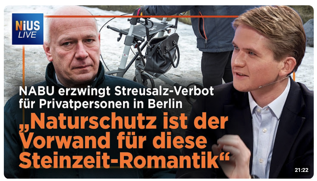 Eis-Chaos Berlin: NABU gegen Streusalz – so absurd ist der Streit |