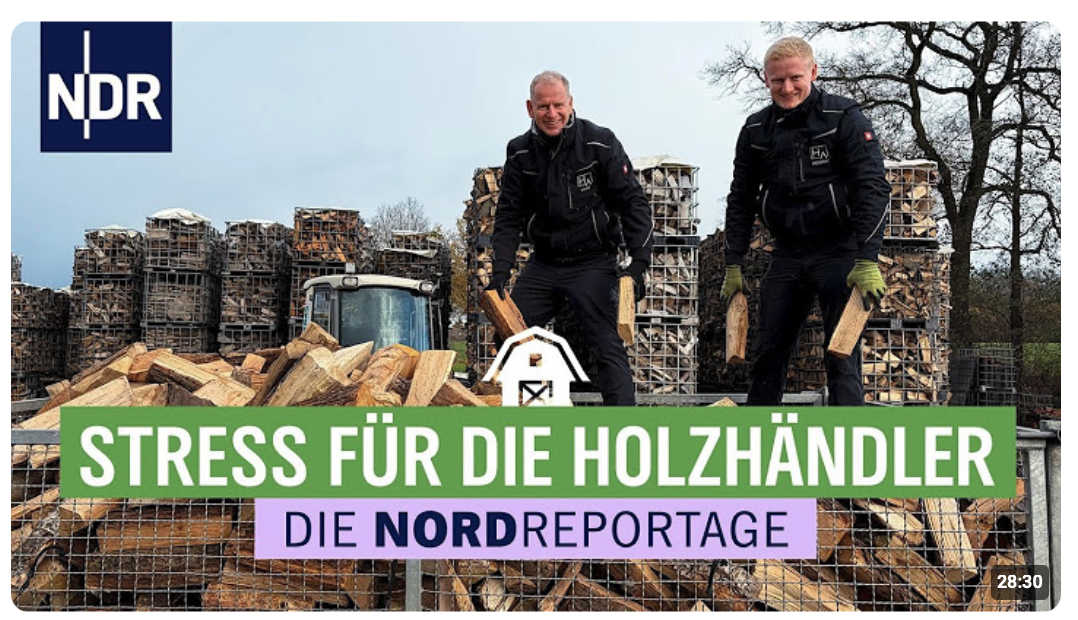 Vom Baumstamm zur wohligen Wärme – Brennholz aus heimischen Wäldern | Die Nordreportage 