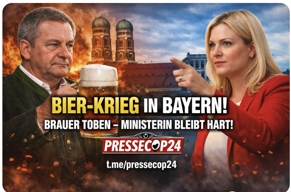 BIER-KRIEG IN BAYERN! BRAUER TOBEN – MINISTERIN BLEIBT HART