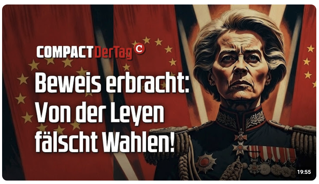 Beweis erbracht: Von der Leyen fälscht Wahlen!