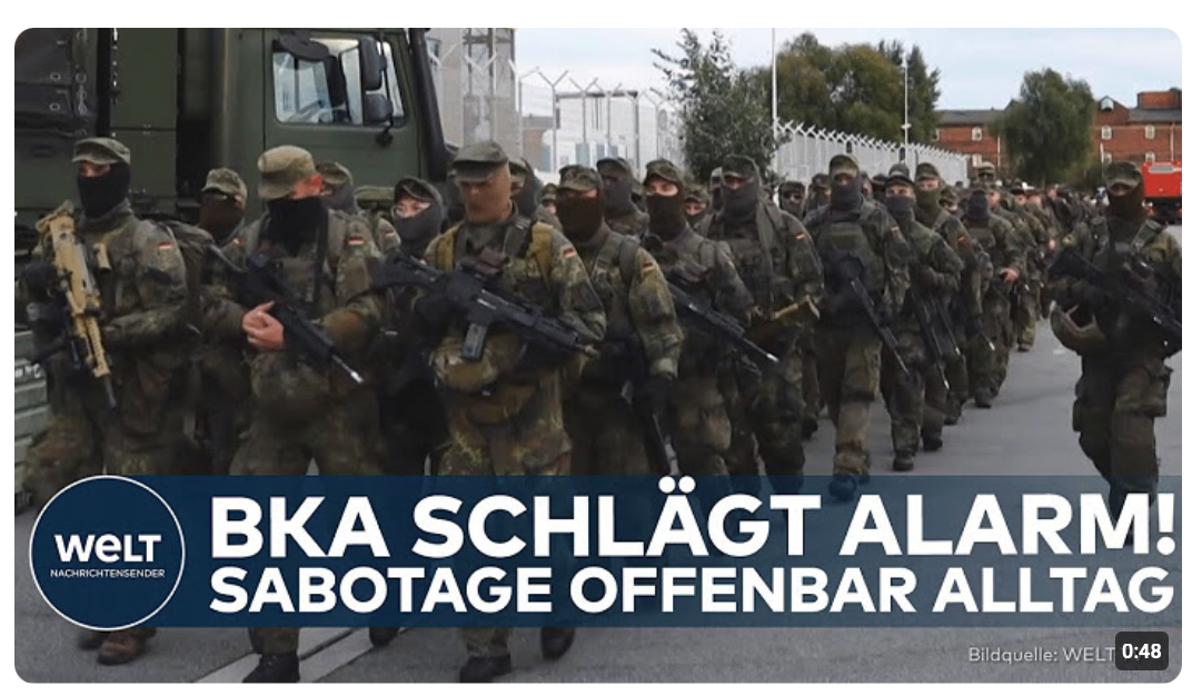 SABOTAGE IN DEUTSCHLAND: BKA schlägt Alarm! – Internes Lagebild zählt Hunderte Verdachtsfälle