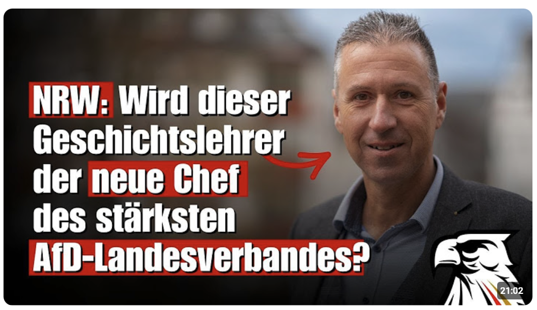 NRW: Wird dieser Geschichtslehrer der neue Chef des stärksten AfD-Landesverbandes?