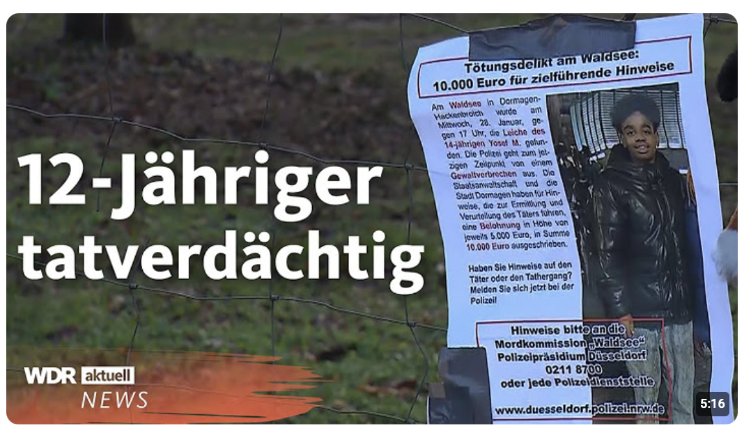 Fall Yosef: Tatverdächtiger gefasst – Hunderte bei Trauerfeier in Dormagen | WDR aktuell