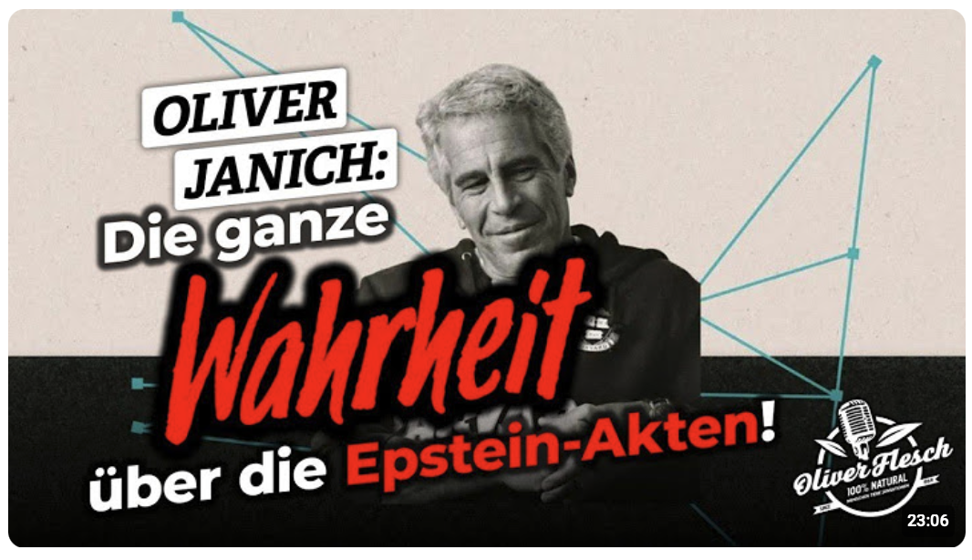 Janich ordnet ein: Viele reden bzgl. der Epstein-Akten dummes Zeug!