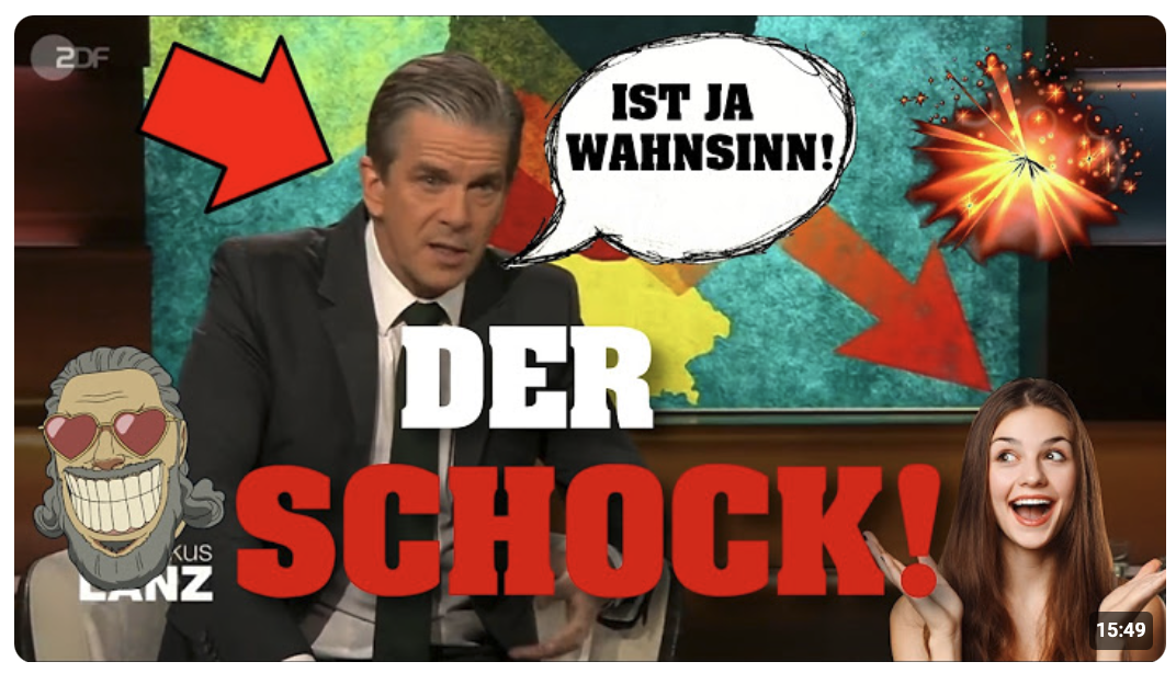 LANZ fällt aus allen Wolken, als er versteht, was „Sondervermögen“ wirklich BEDEUTET!