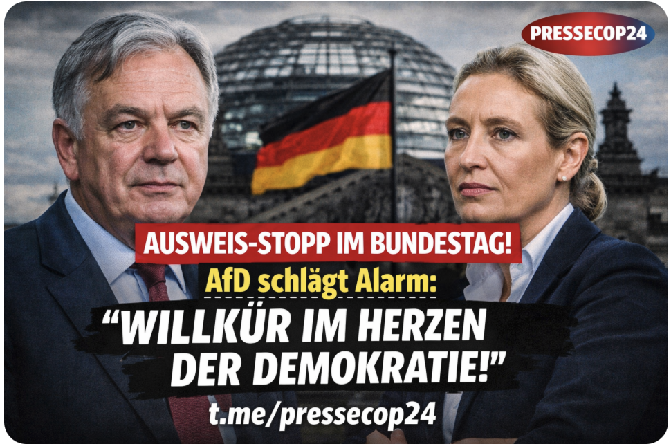 AUSWEIS-STOPP IM BUNDESTAG! AfD SCHLÄGT ALARM – „WILLKÜR IM HERZEN DER DEMOKRATIE“