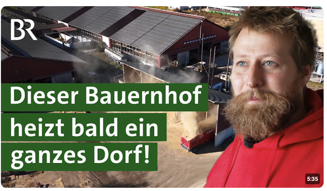 Nahwärme vom Bauernhof: Wie 1.000 Milchkühe ein ganzes Dorf heizen | Unser Land | BR