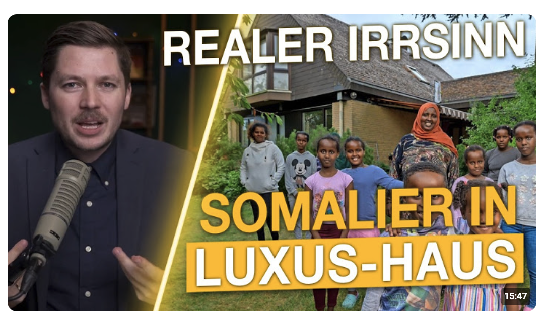 Somalier in Deutschland: 13-köpfige Familie lebt in LUXUS-HAUS! Auf Kosten der Steuerzahler