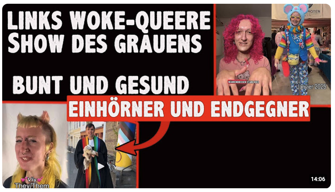 LINKS WOKES Gruselkabinett eine WAHRE HorrorShow der QUEEREN