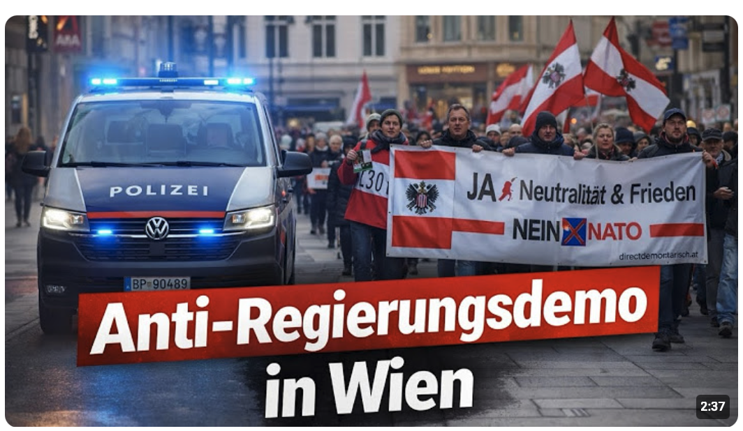 Anti-Regierungsdemo in Wien | Polizeieinsatz 07.02.2025