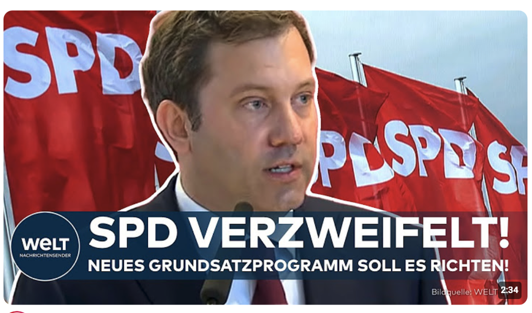 DEUTSCHLAND: Umfragetief! SPD sucht Neustart – neues Grundsatzprogramm soll es richten!