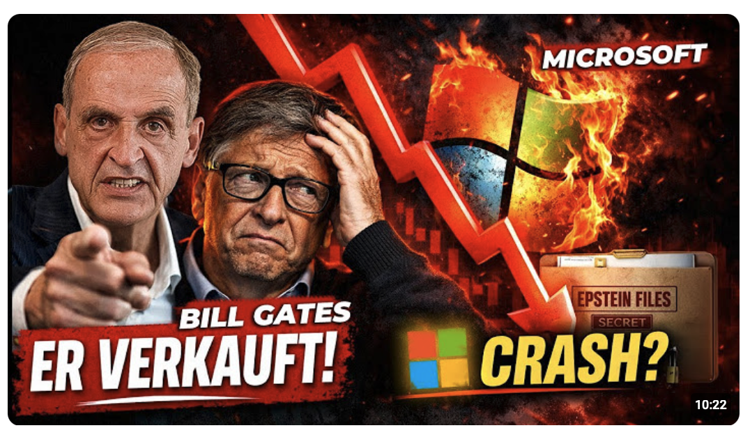 Bill Gates verkauft Microsoft Aktien – Warnsignal für den ganzen Markt und die KI Blase ?