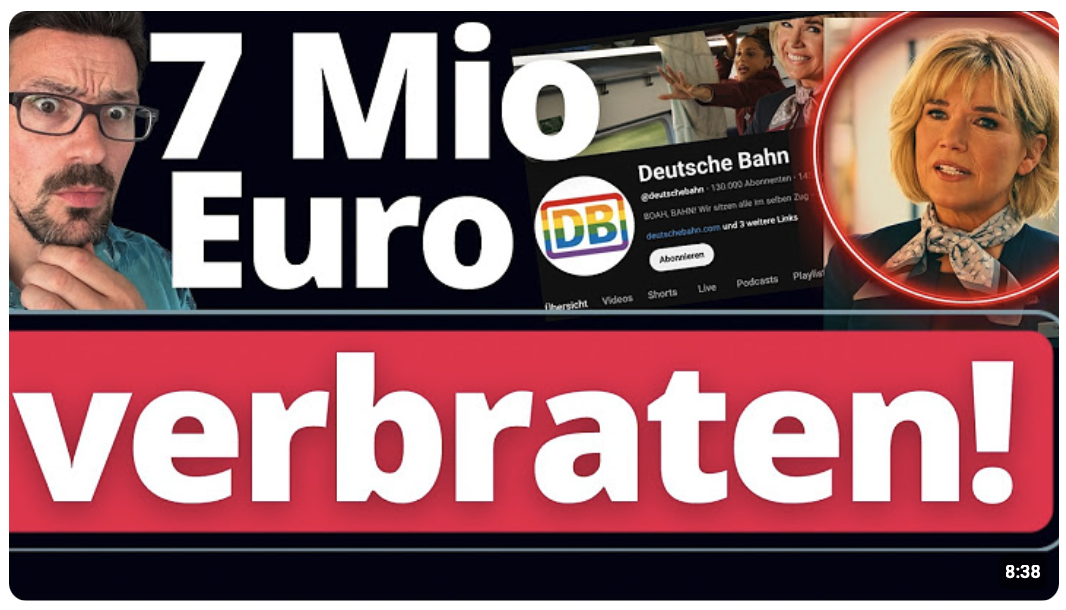 Skandal bei Deutscher Bahn: 7 Mio Euro für Anke Engelke Werbung!