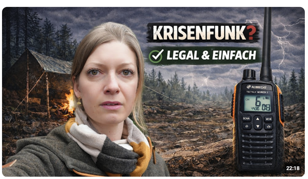 ​Wenn das Netz weg ist: Krisenfunk im Outdoor- und Ernstfall