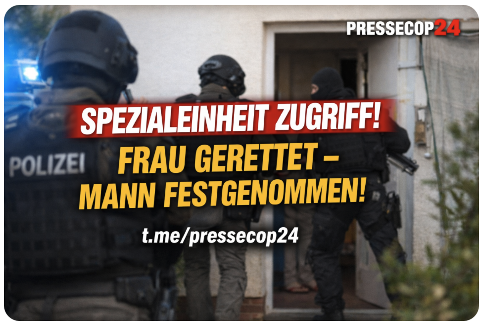 DRAMA IN DER WOHNUNG! SPEZIALEINHEIT STÜRMT – FRAU GERETTET, MANN GEFASST