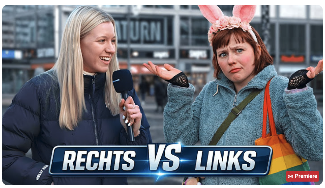 Das passiert, wenn Du als rechte YouTuberin eine linke Hasenfrau ansprichst……