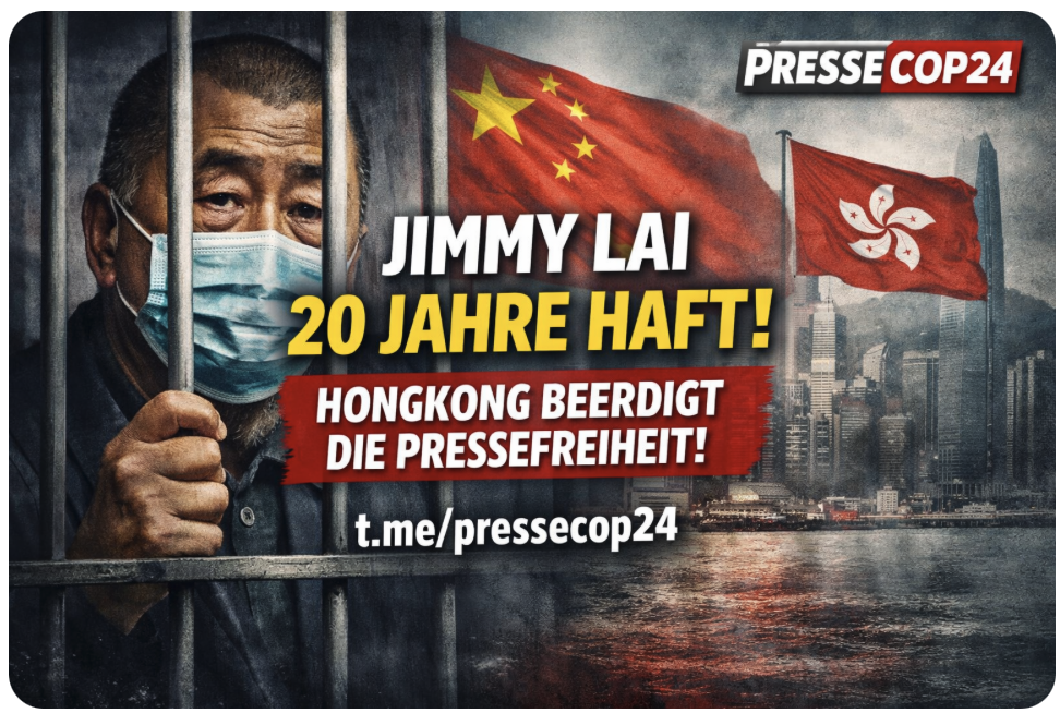 URTEIL DER ANGST! HONGKONG SPERRT DIE PRESSEFREIHEIT FÜR IMMER WEG