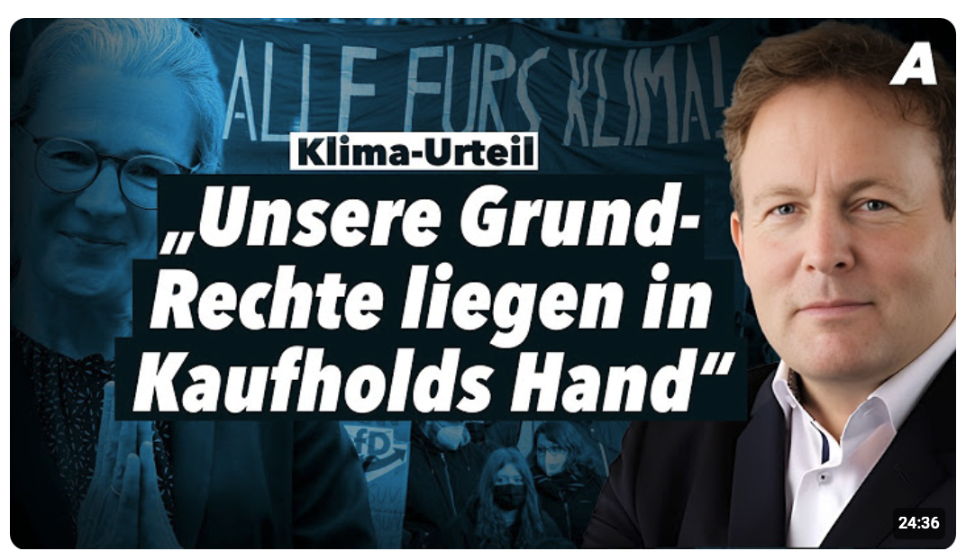 „Dieses Urteil bringt uns ins Klima-Gefängnis“ – Axel Bojanowski im Interview