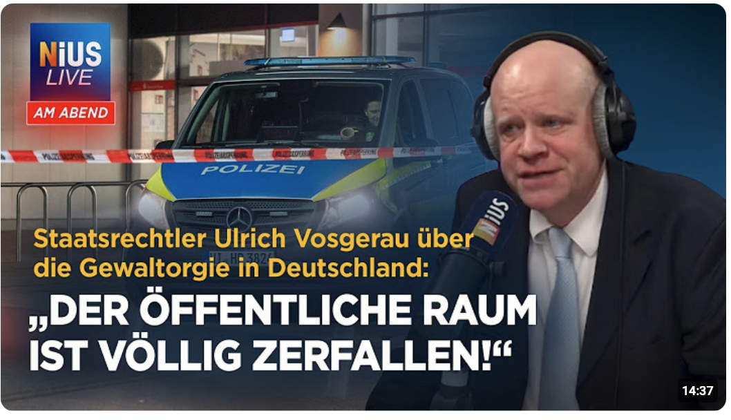 Gewaltspirale in Deutschland dreht sich weite | NIUS Live am Abend vom 09.02.26
