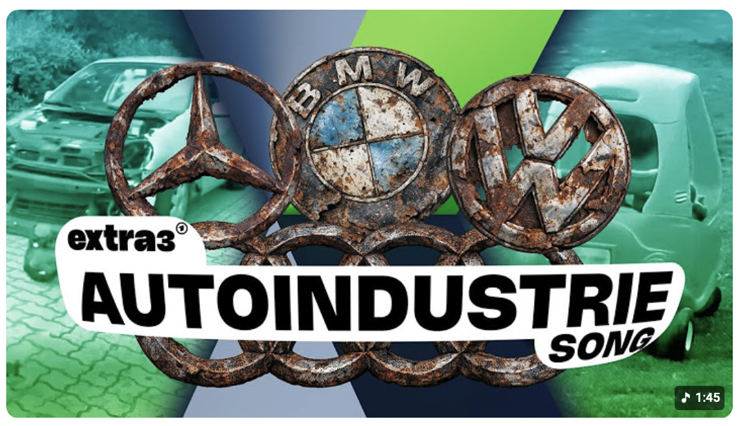Song für die deutsche Autoindustrie: Komm mal her steig ein | extra 3