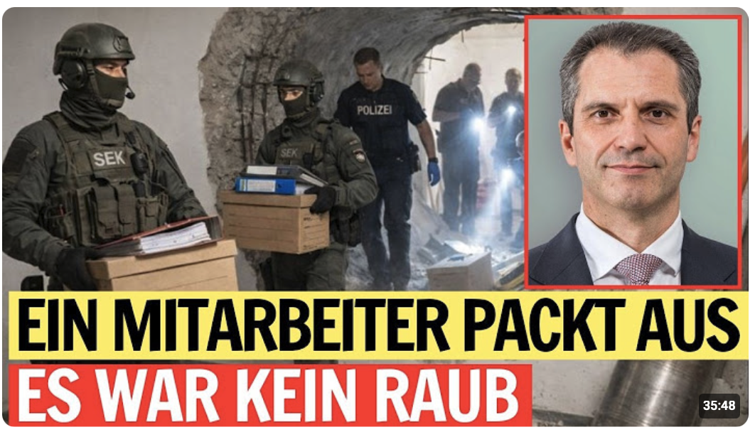 „Es war kein Raub!“ – Insider zerlegt die offizielle Version des Bankraubs von Gelsenkirchen
