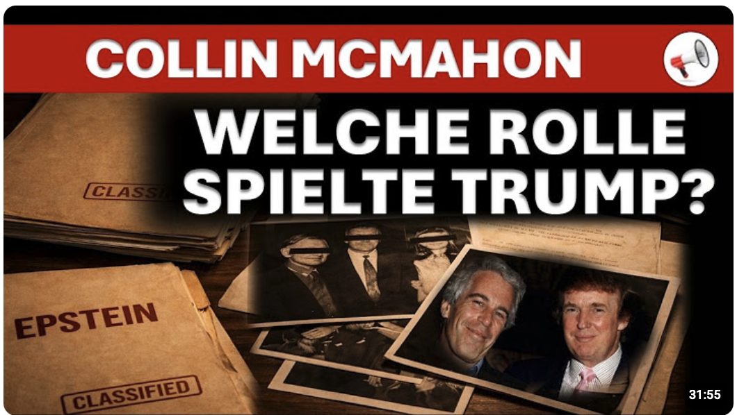 Unfassbare Epstein-Files: Geheimdienste, Erpressung, pädophile Elite: Collin McMahon im Gespräch