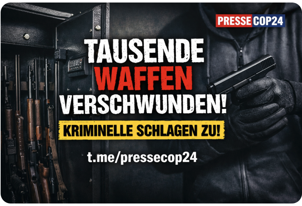 WAFFEN-ALARM IN DEUTSCHLAND! TAUSENDE SCHUSSWAFFEN SPURLOS – KRIMINELLE GREIFEN ZU