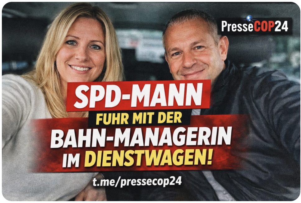 BAHN-CHAOS UND LIEBES-AUTO! SPD-MANN FUHR MIT DER SICHERHEITSCHEFIN IM DIENSTWAGEN
