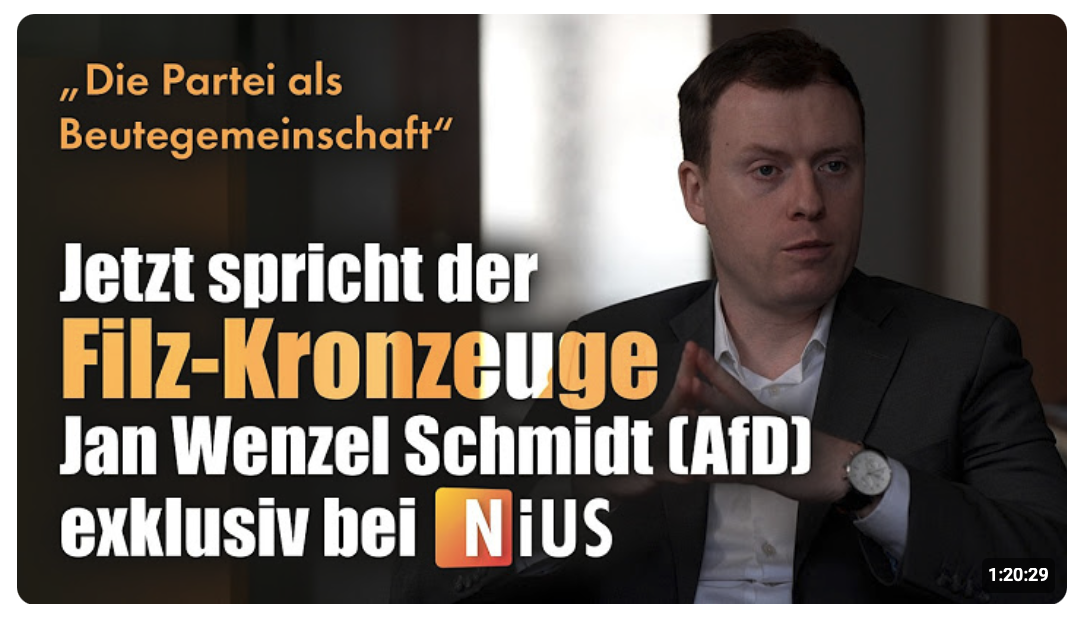AfD-Vetternwirtschaft-Skandal: Jan Wenzel Schmidt exklusiv im NIUS-Interview