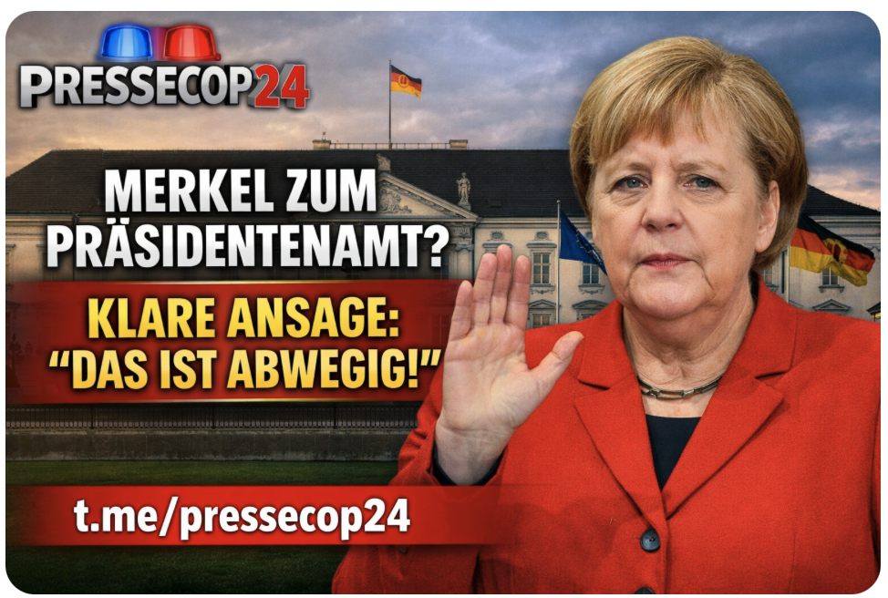 MERKEL-HORROR-COME­BACK INS SCHLOSS BELLEVUE? ALT-KANZLERIN BRICHT IHR SCHWEIGEN – „ABWEGIG!“