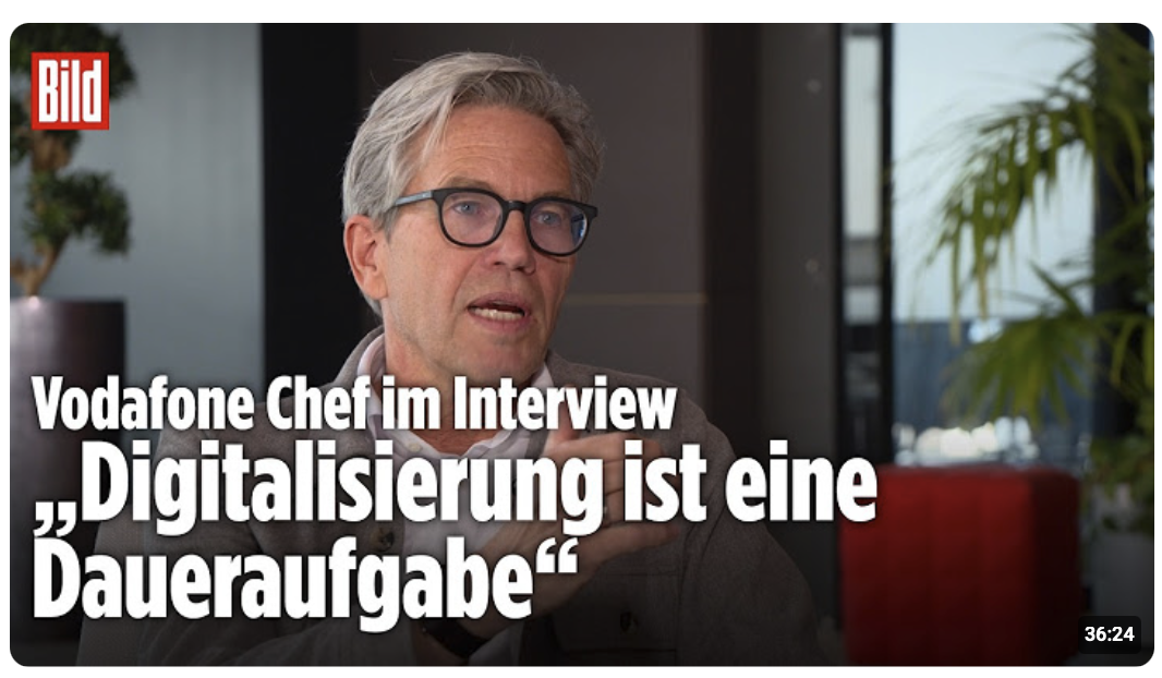 „Wir müssen jetzt ins Machen kommen“: Vodafone-CEO fordert Tempo bei Digitalisierung