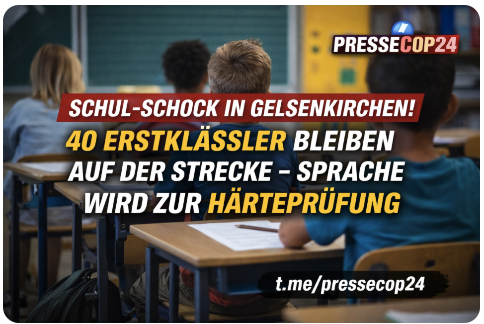SCHUL-SCHOCK IN GELSENKIRCHEN! ERSTKLÄSSLER BLEIBEN AUF DER STRECKE – SPRACHE WIRD ZUR HÄRTEPRÜFUNG