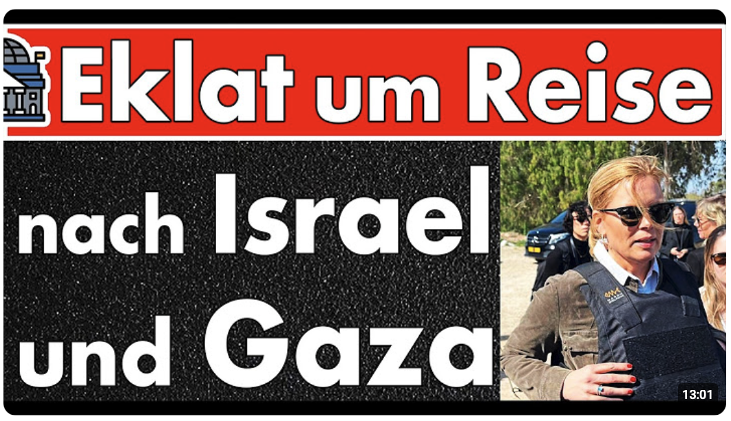 Julia Klöckner jetzt Außenministerin? Verwirrung um Reise nach Israel & Gaza! Dekadenz bis zum Ende!