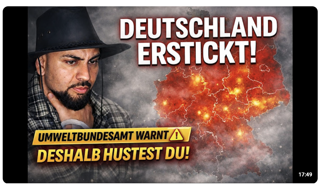 Es RIECHT nach CHEMIE und schmeckt BITTER! Luftqualität ist Katastrophal